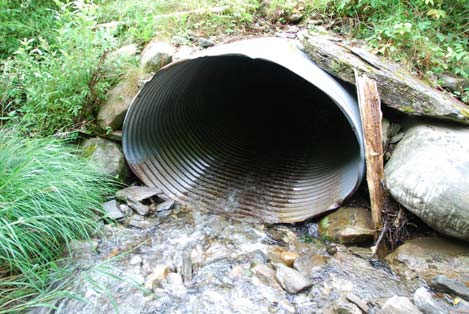 Culvert on Indian Stream, New Hampshire