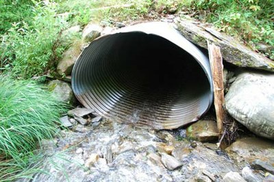Culvert on Indian Stream, New Hampshire
