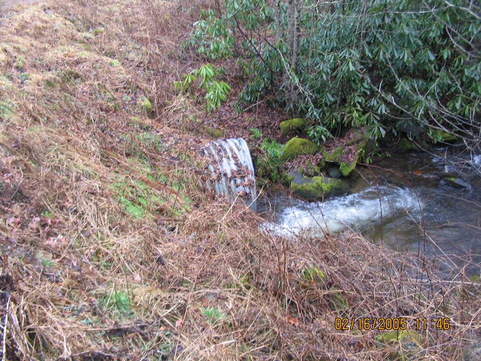 Crossing on Tipton Creek in North Carolina