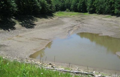 Pool Behind Browns Run Dam, Pennsylvania