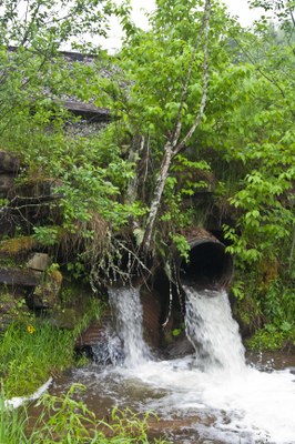 Photo of the Beaver Creek Culverts to be replaced.