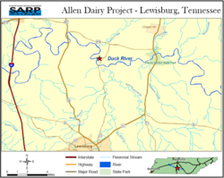 Allen Dairy Project - Lewisburg, Tennessee
