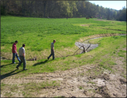 Same stream with restored meander pattern.