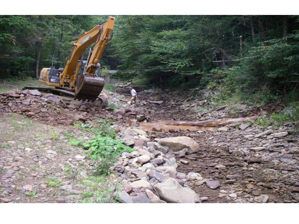 North River, Virginia During Construction