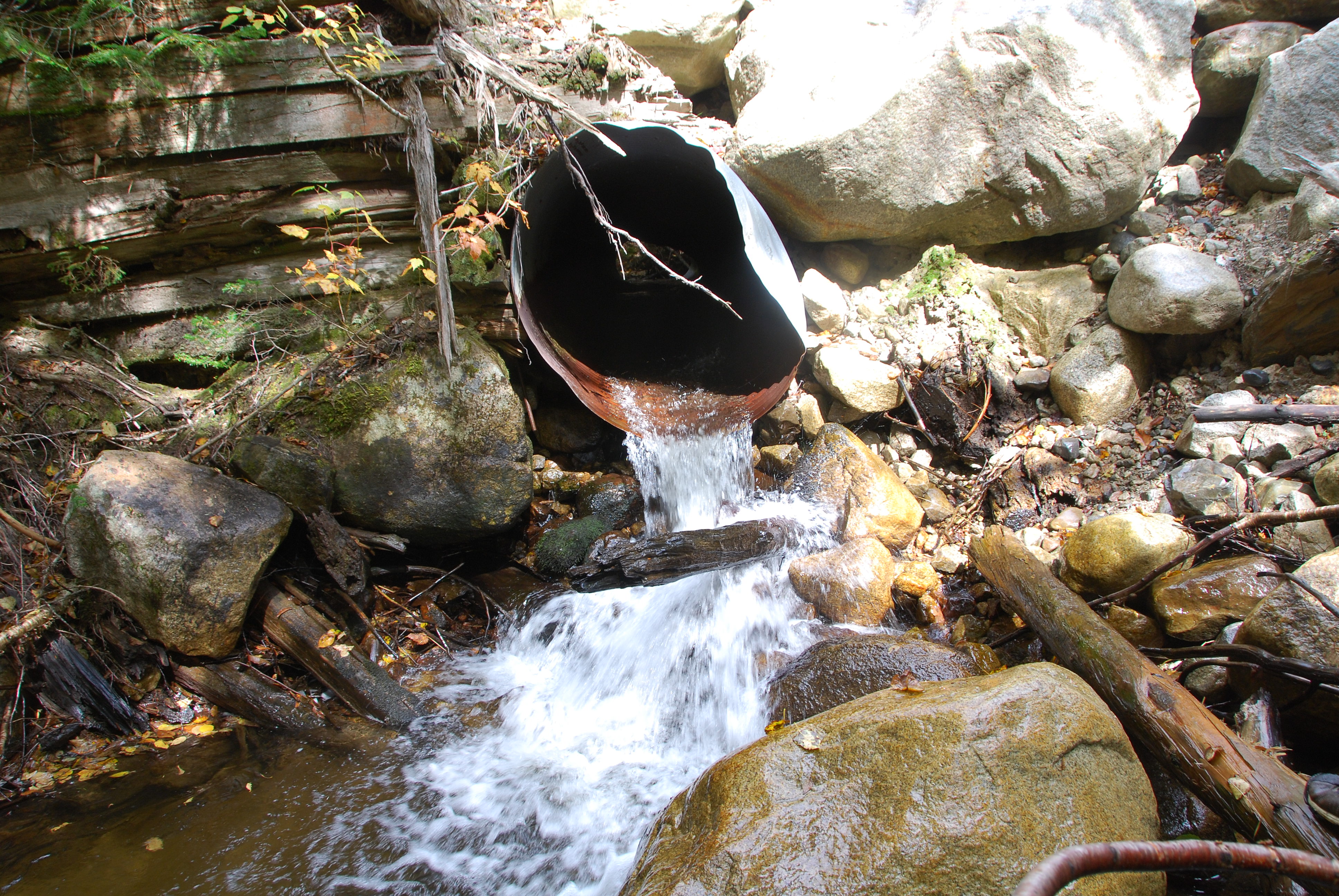 Photo of Fish Passage Barrier on the Nulhegan River in Vermont