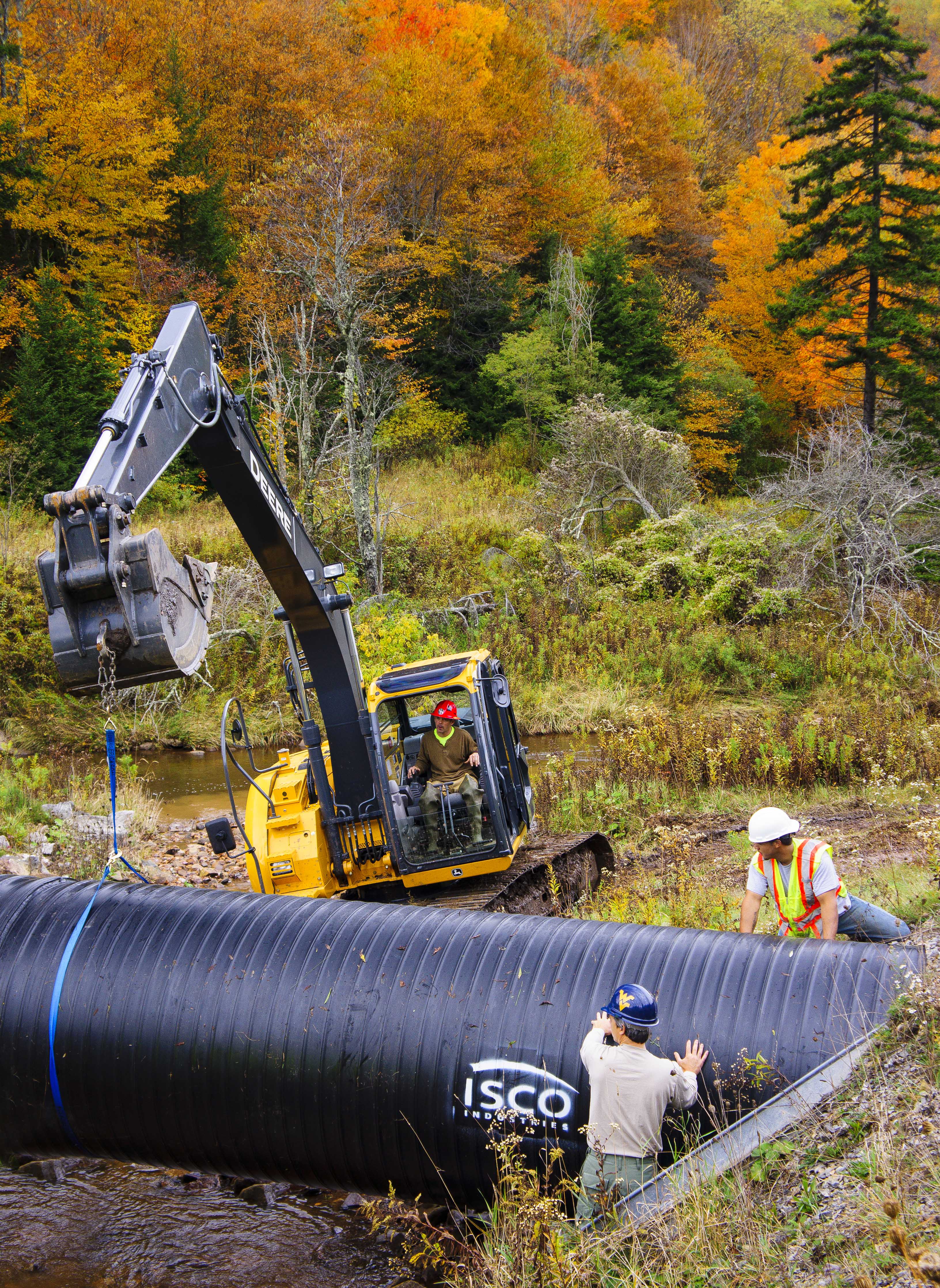 Construction of New Culvert on Oats Run