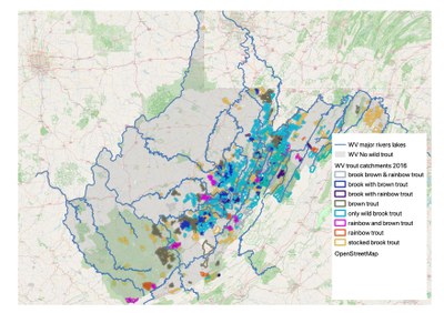 WV trout map