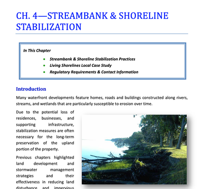 Georgia Streambank and Shoreline Stabilization manual